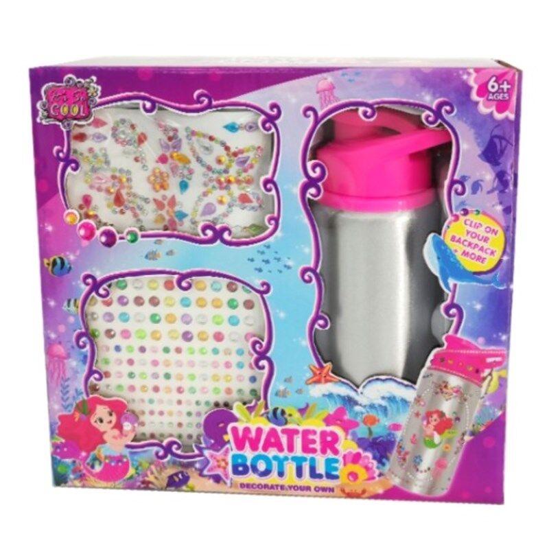 Funtoy Kreativna boca za vodu, uradi sam, Sirena, 500 ml