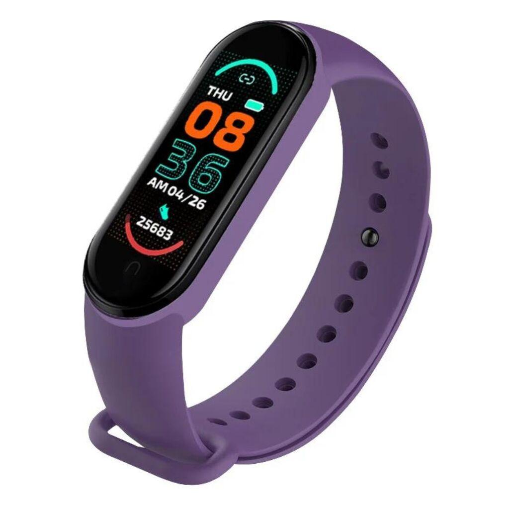 Giga  M6 magnetni pametni sat Ljubicasti Fitness