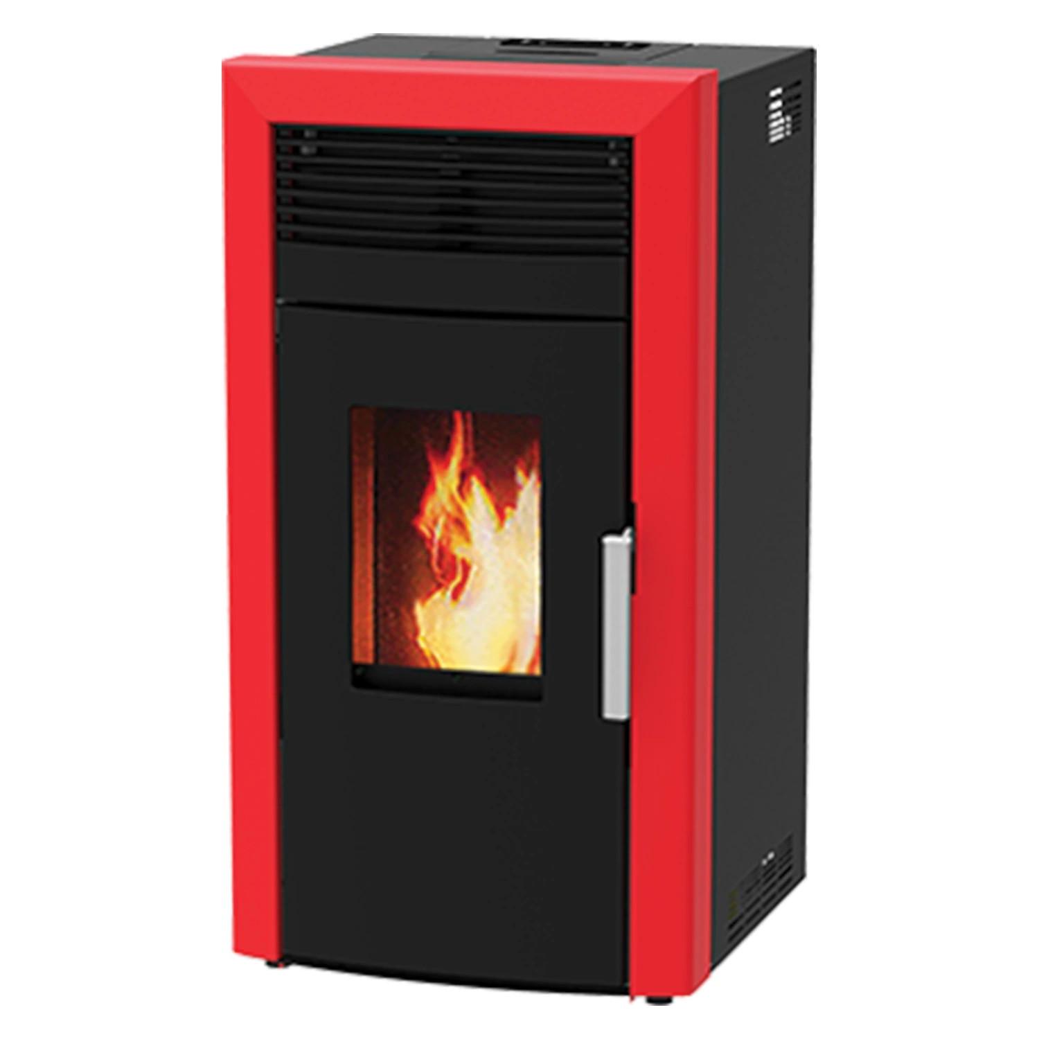 Alfa Plam Peć na pelet za etažno grijanje  Commo 15, Crvena