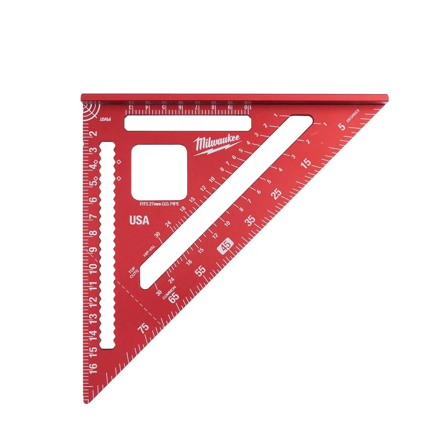 Milwaukee Trougaoni lenjir/ugaonik  4932472124, Crveni