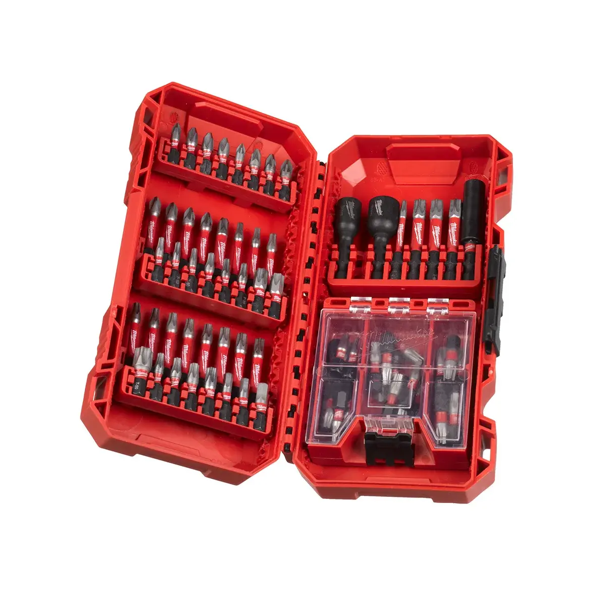Milwaukee 75-dijelni Set bitova 4932492008, Crveni