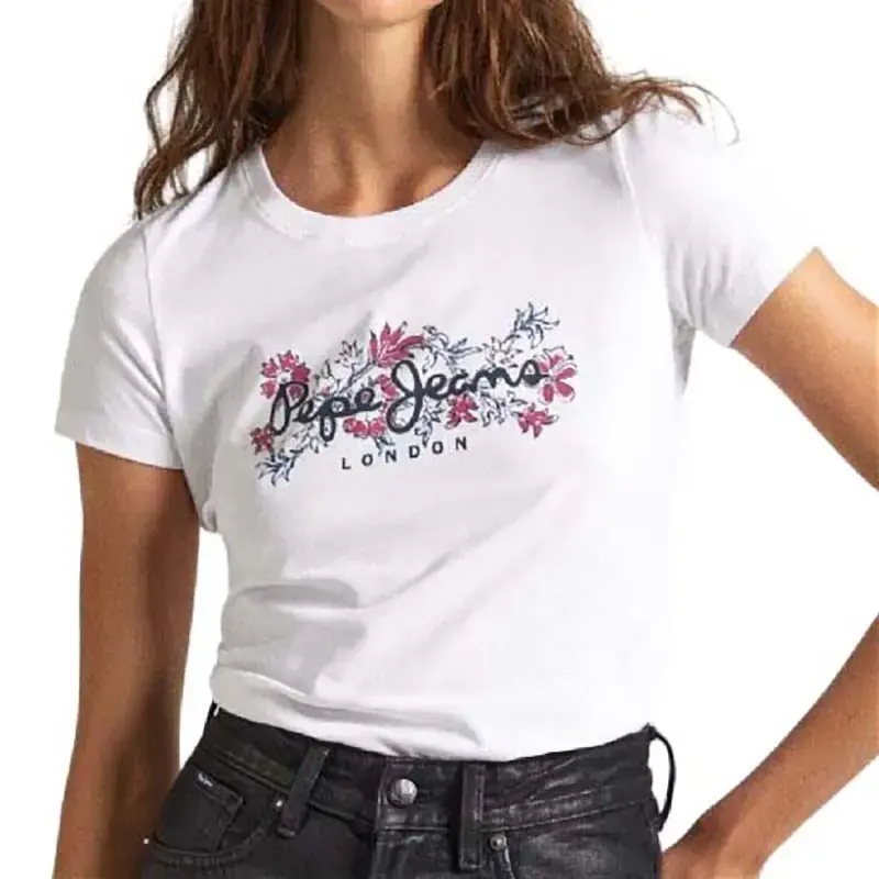 Pepe Jeans ženska majica kratkih rukava, bijela