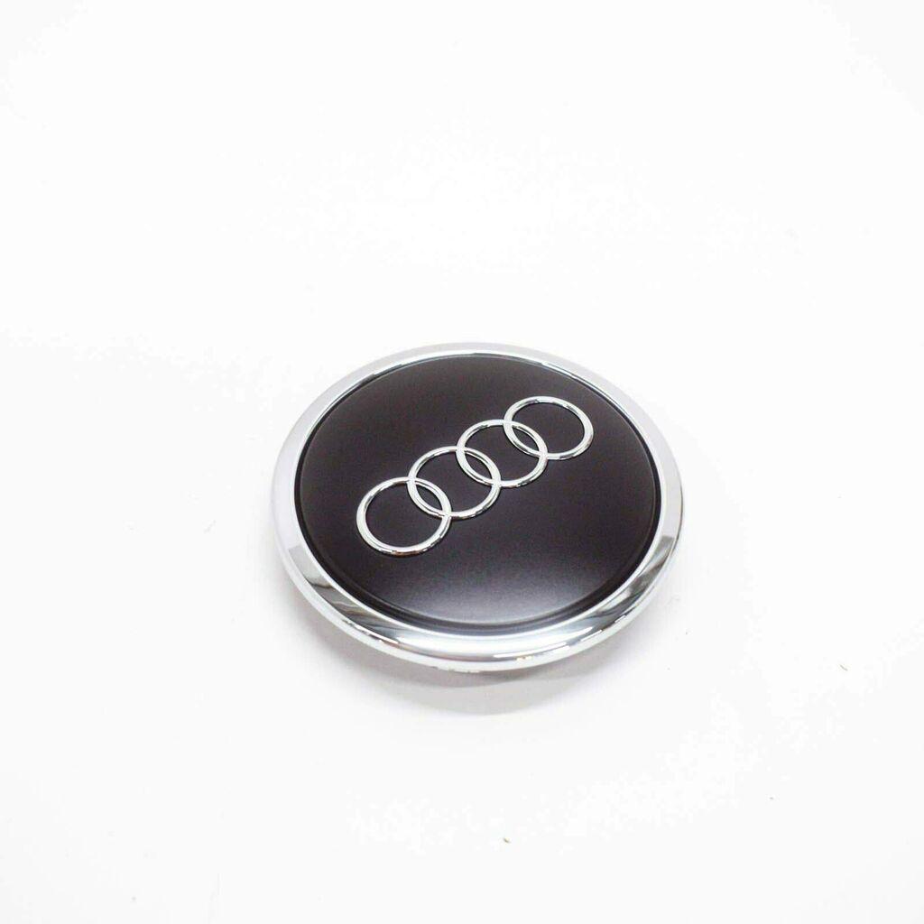 ASY Čep za alumunujumsku felgu Audi 61/57mm, Hrom Prsten, Crni