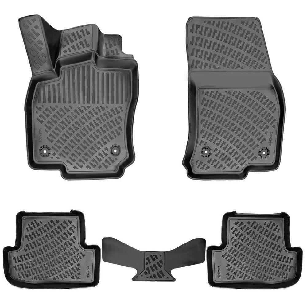 Tipske gumene auto patosnice VW T-Roc 2017, 3D, Duboke