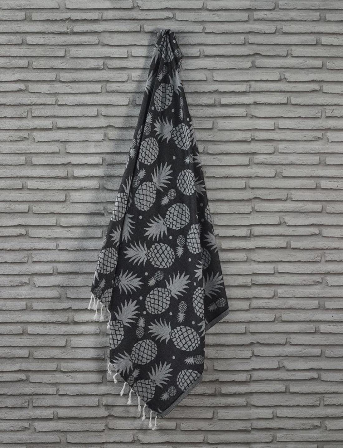 L'essentiel Maison ručnik za plažu 100x180cm antracit-siva