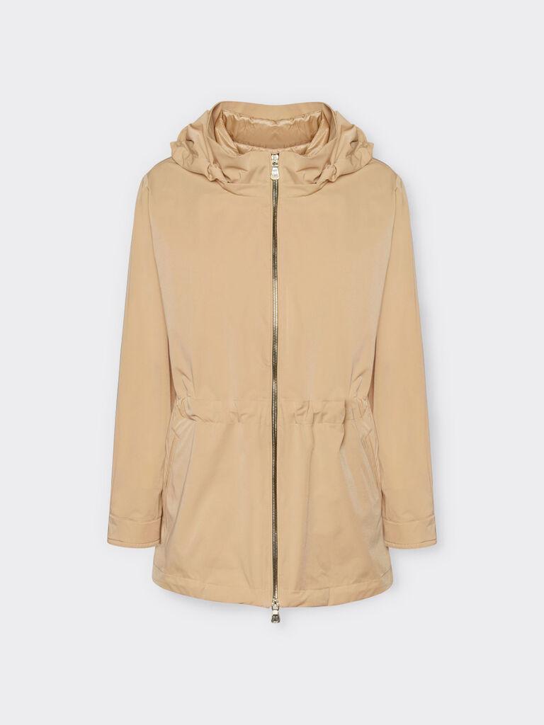 Elena Miro Ženska modularna parka, Kratka, Bež