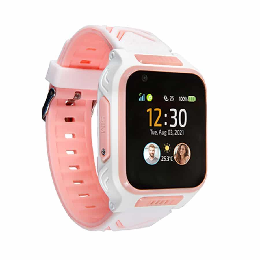 Myki Dječiji pametni sat 4, Bijelo-rozi