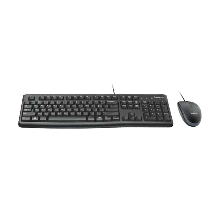 Logitech Set tastatura + miš MK120, Crni