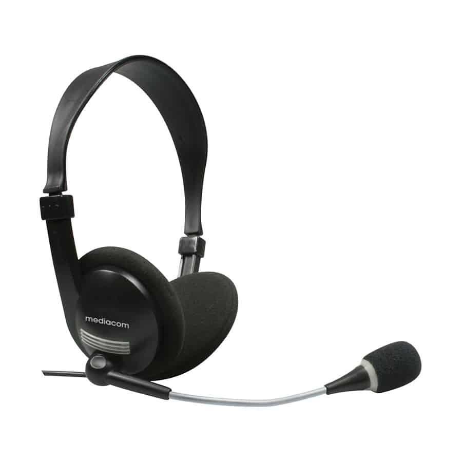 Mediacom Slušalice sa mikrofonom AP855, Crne