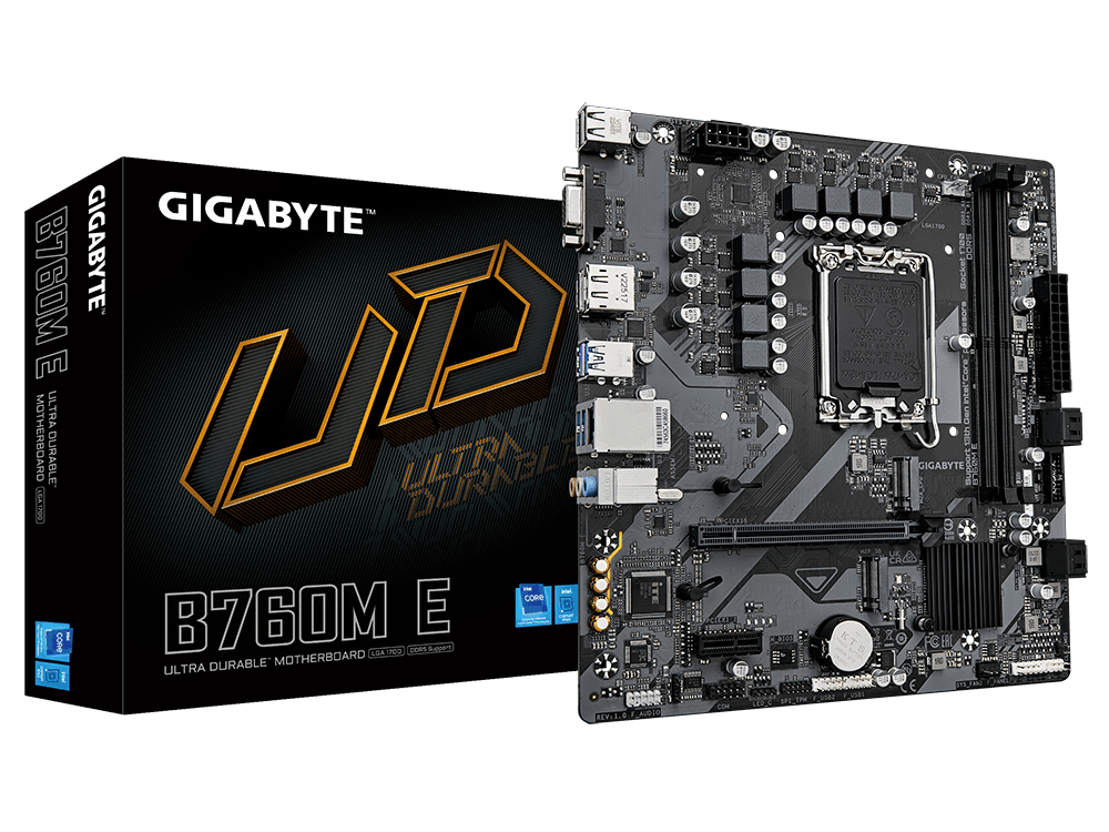 Gigabyte Matična ploča mb b760m e lga1700, 2xddr5