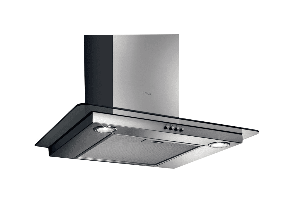 Elica FLAT GLASS IX/A/60 Napa, Zidna montaža, 365 m³, 140 W, 3 brzine, Srebrna