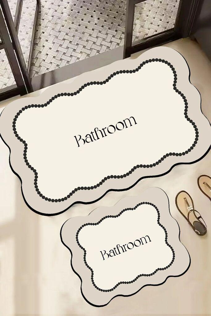 L'essentiel Maison Bounde set tepiha za kupatilo, 2 komada, krem