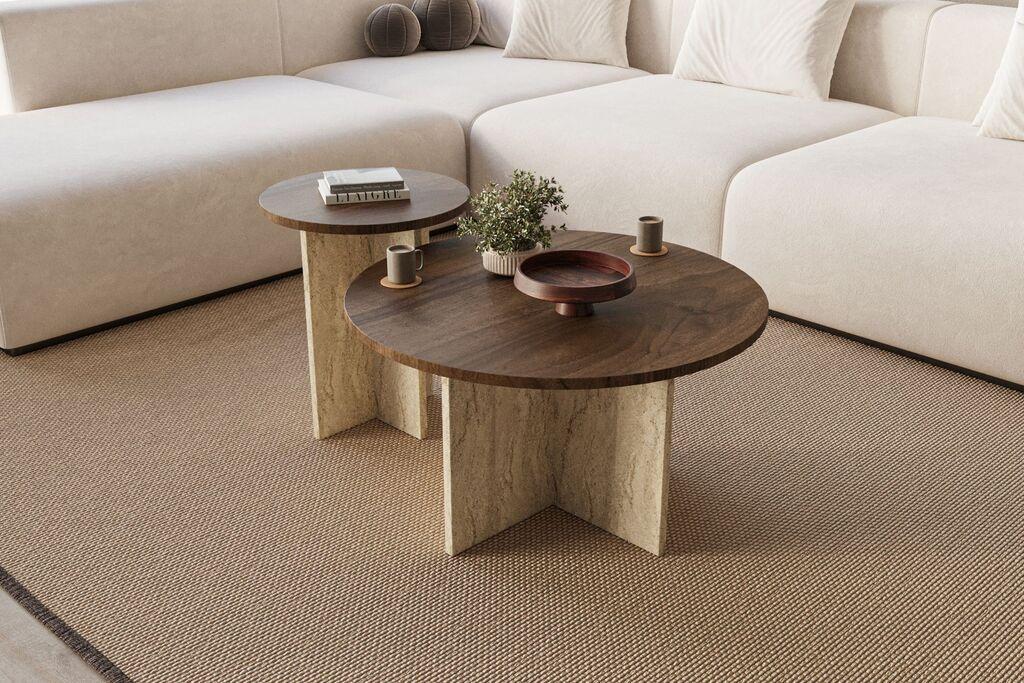 Hanah Home Klub sto 2 u 1 Private, Smeđi