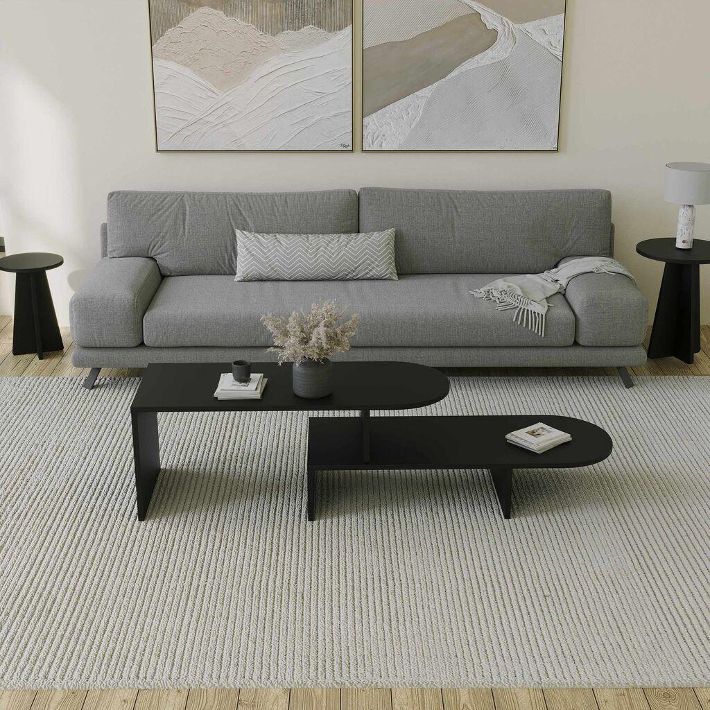 Hanah Home Club stol 2 u 1 slagalica, crna