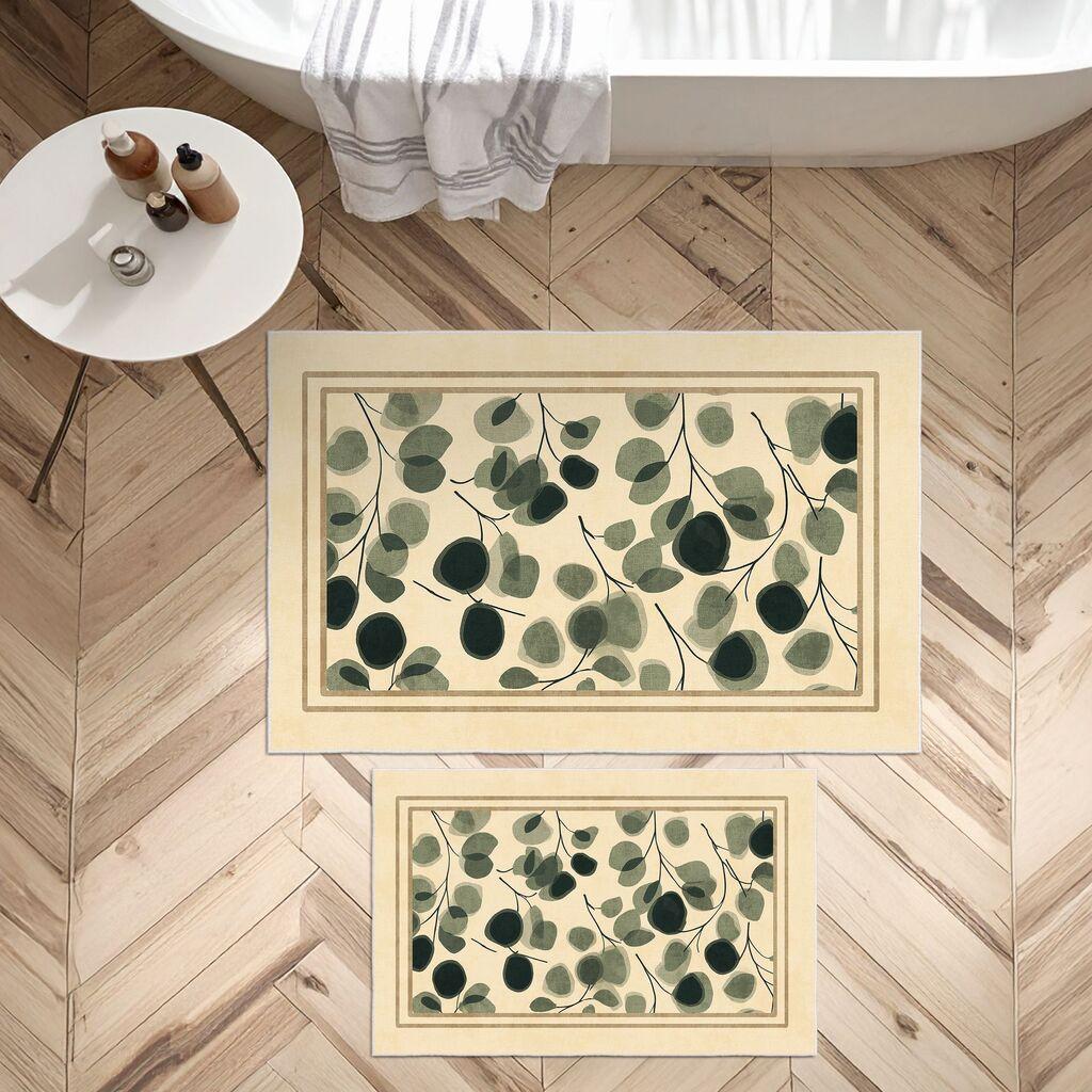 L'essentiel Maison Set prostirki za kupatilo Asr24, 2 dijela, bež