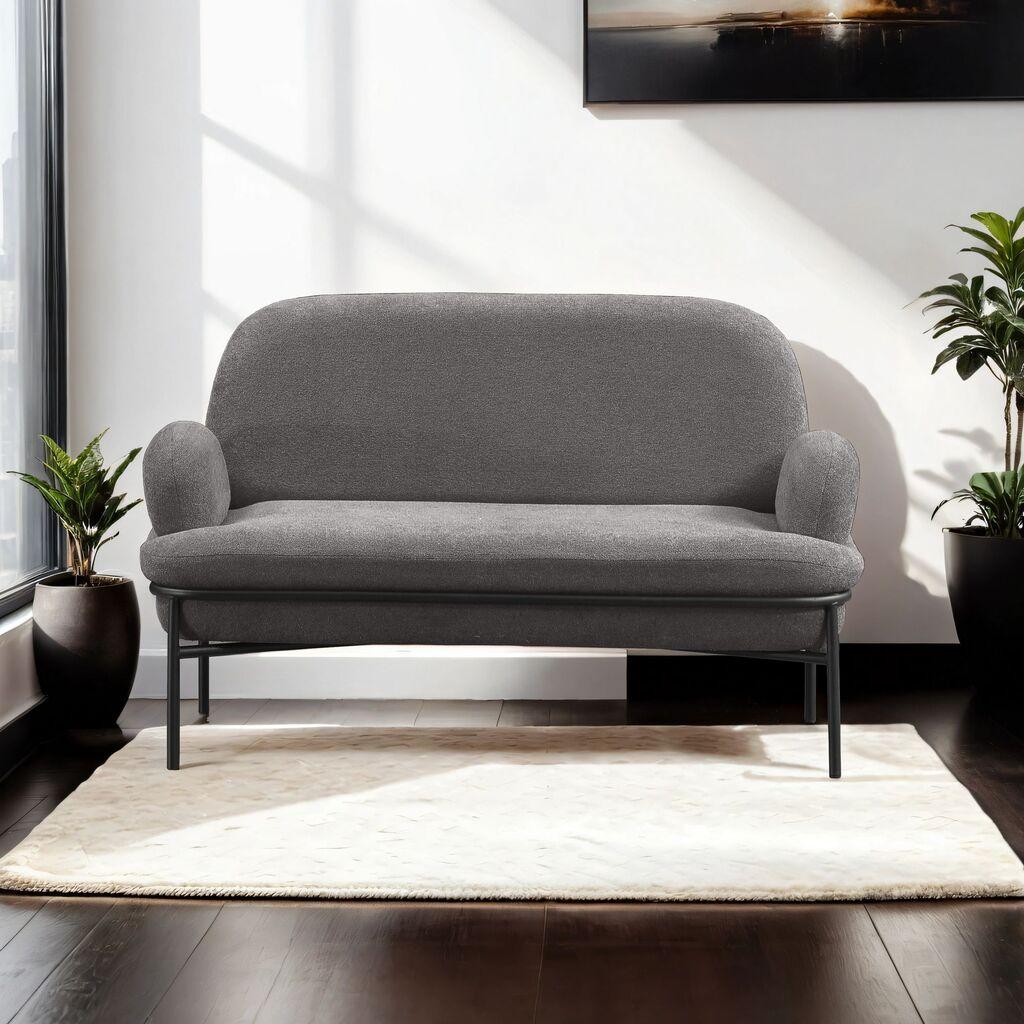 Atelier del Sofa Dvosed Aster, 140x80x53 cm, Sivi