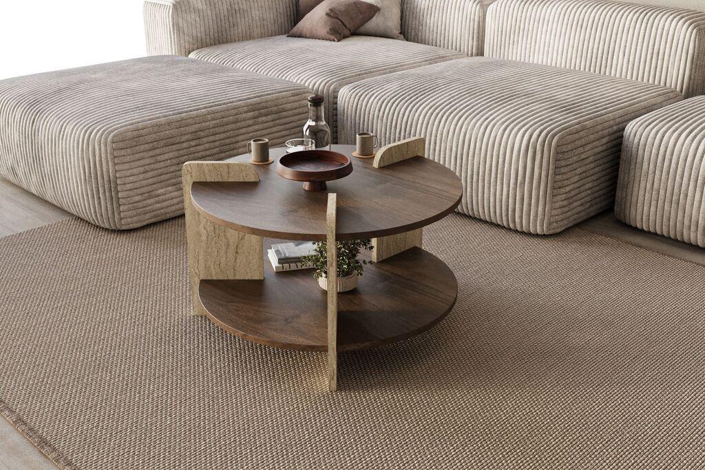 Hanah Home Klub stol Oalla, smeđa