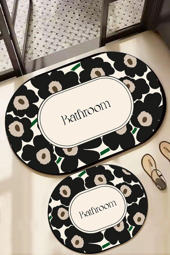 L'essentiel Maison Oweld set prostirki za kupatilo, 2 dijela, zelena