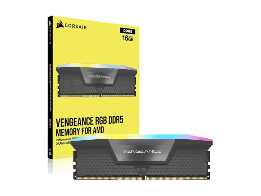 Corsair RAM Vengeance RGB, 16GB, DDR5 6000MT/s, CL36, EXPO, XMP