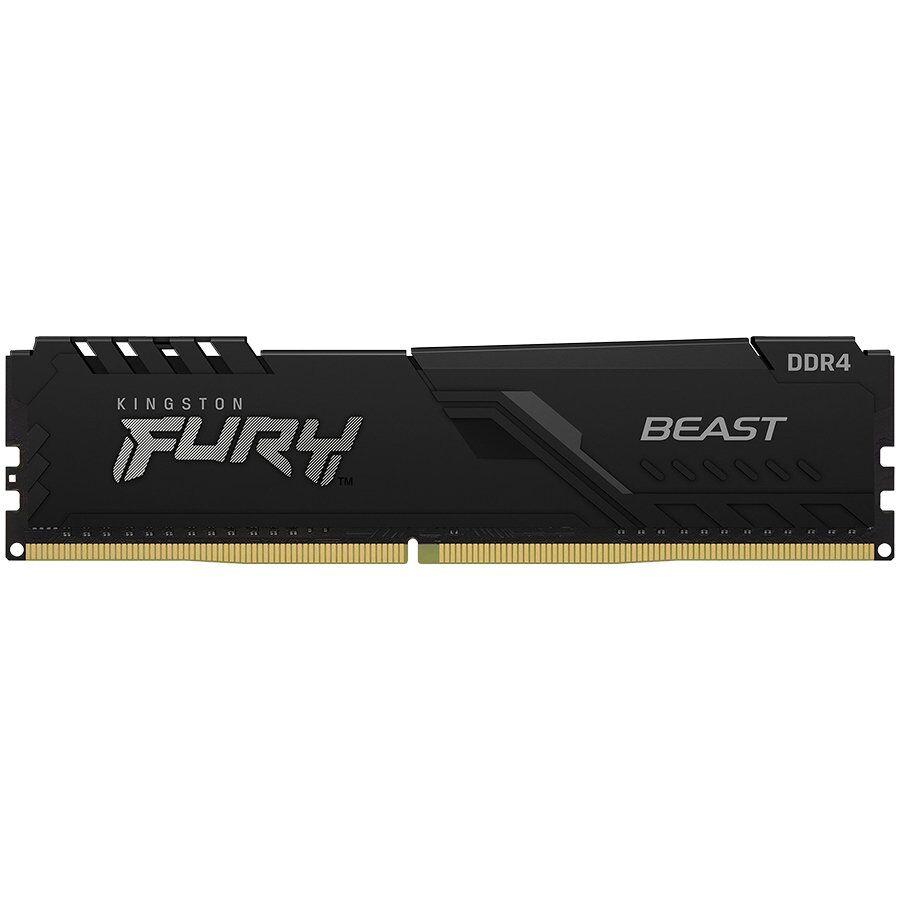 Kingston RAM Fury beast black, 16GB, DDR4 3200MT/s, CL16