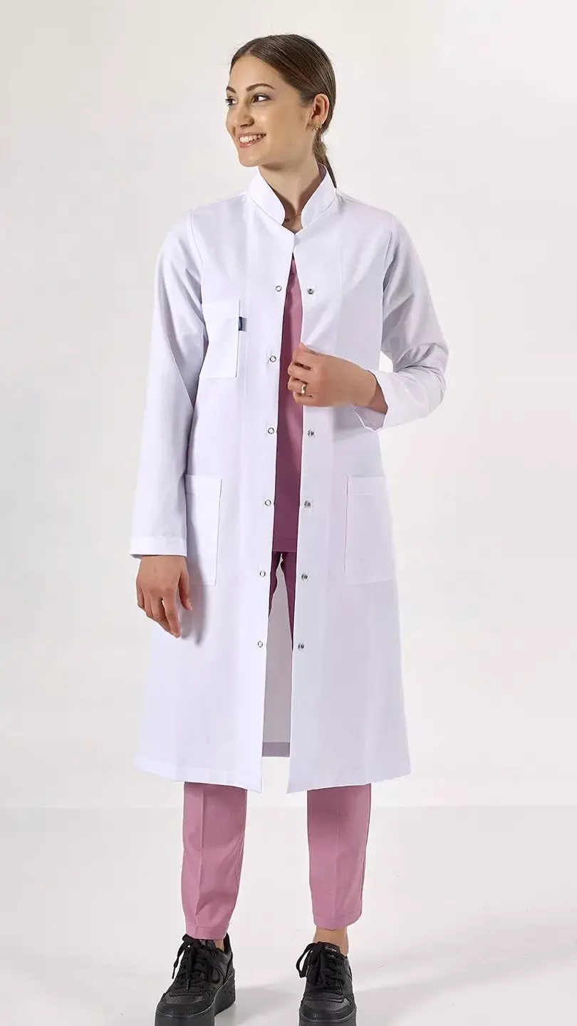 Medical House Ženski mantil dugih rukava, Bijeli