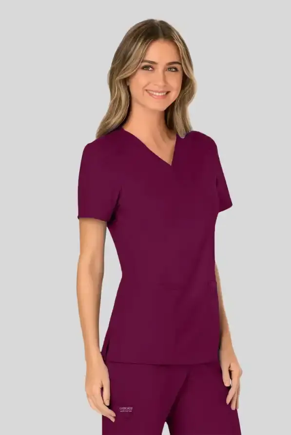 Cherokee Ženska medicinska bluza Aria, Bordo