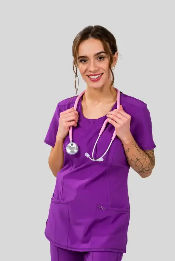 Cherokee Ženska medicinska bluza Grace, Breskva