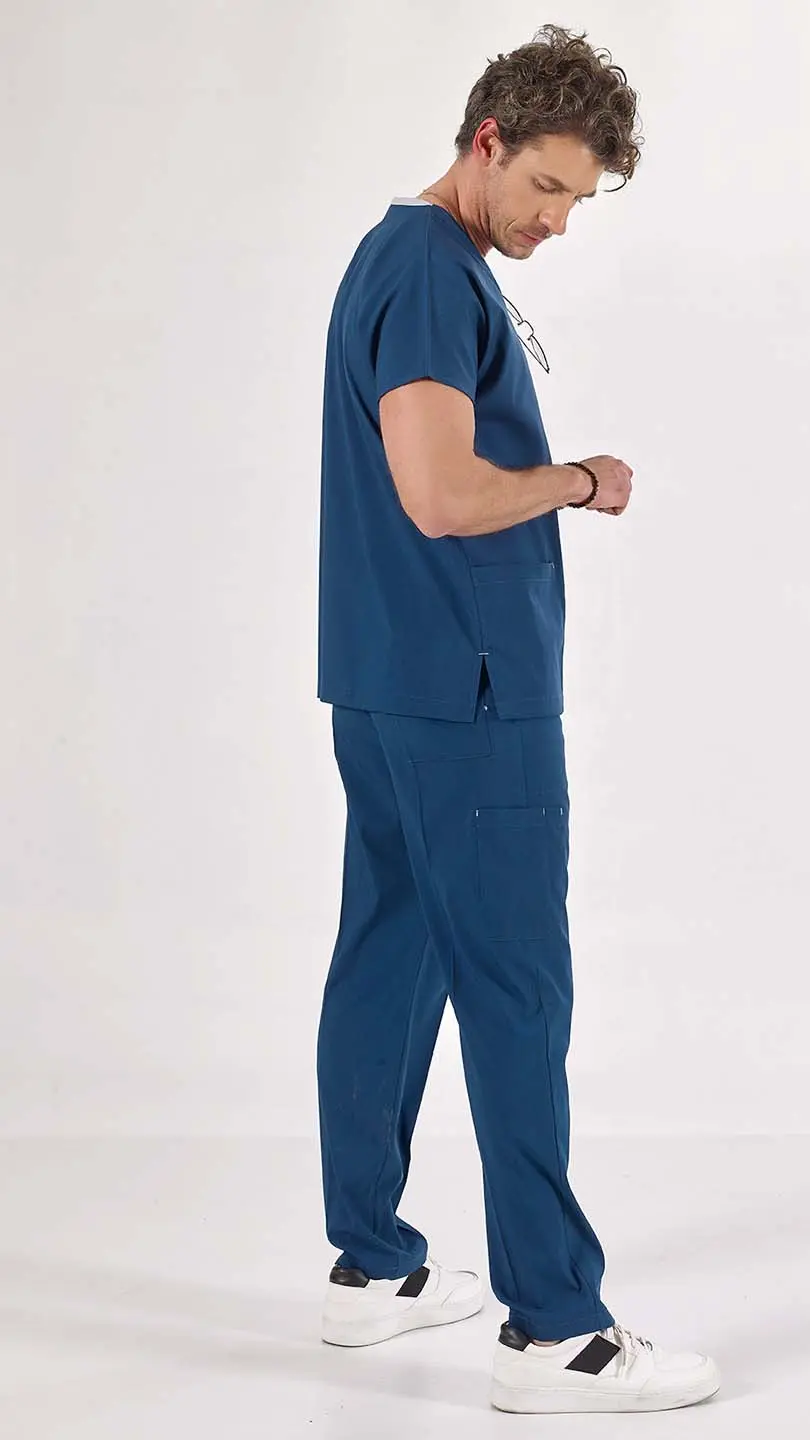 Medical House Muške pantalone Core-Flex, Petrolej