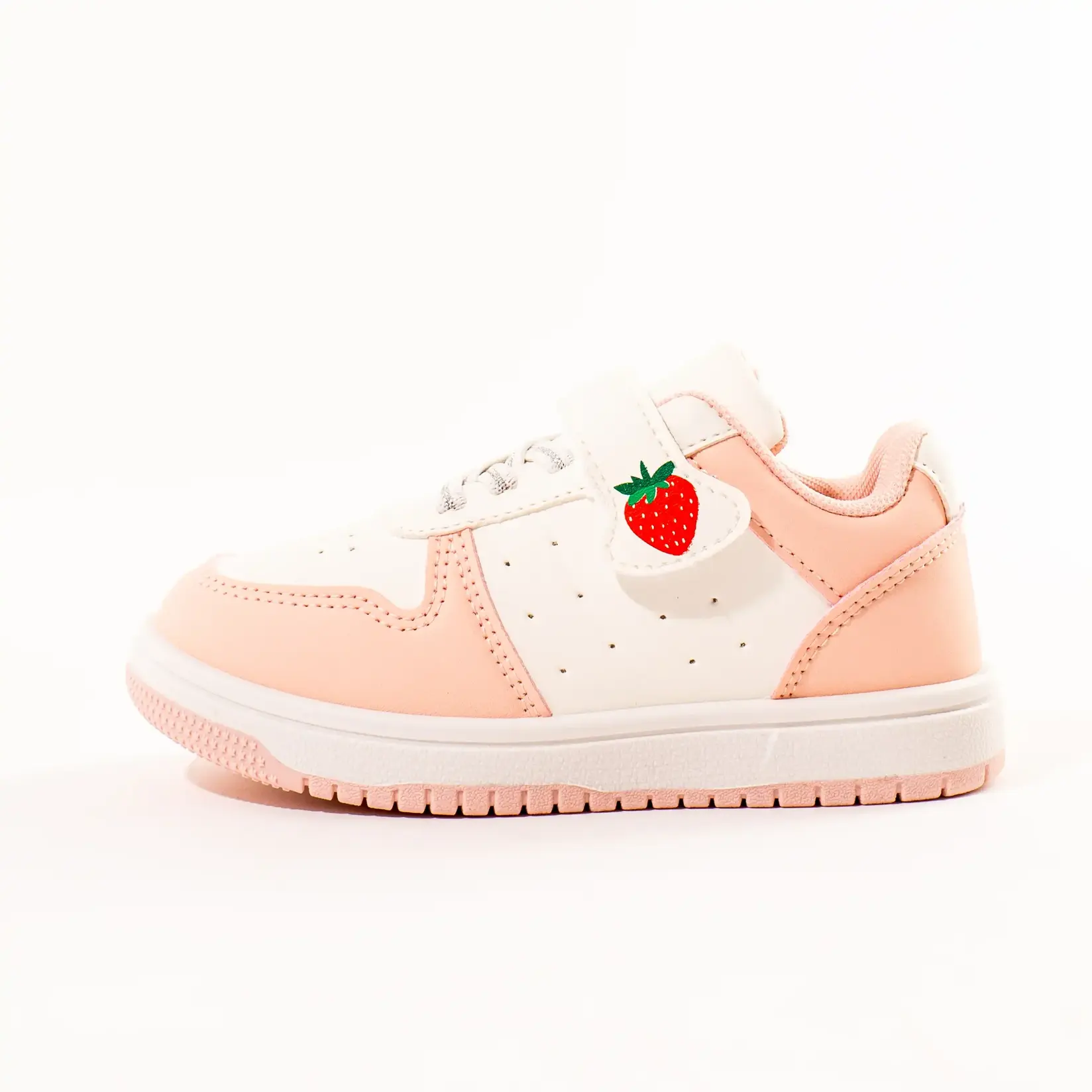 Patike za djevojčice Jagodica, Bijelo-roze