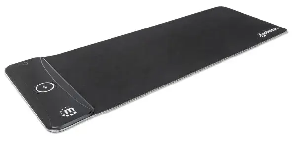 Manhattan podloga za miša 425513, RGB, s bežičnim punjenjem