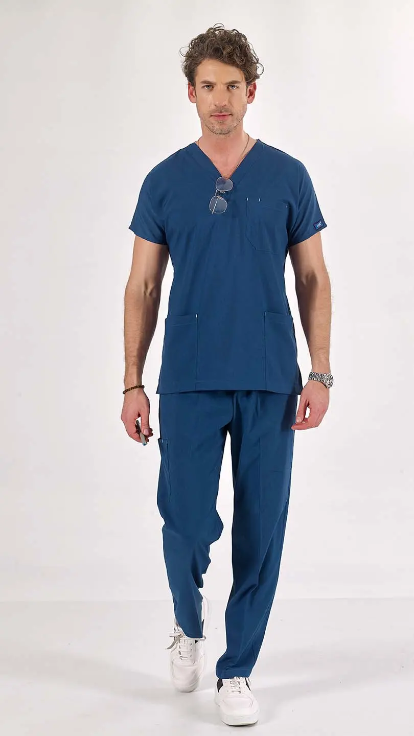 Medical House Muška bluza Core-Flex, Petrolej