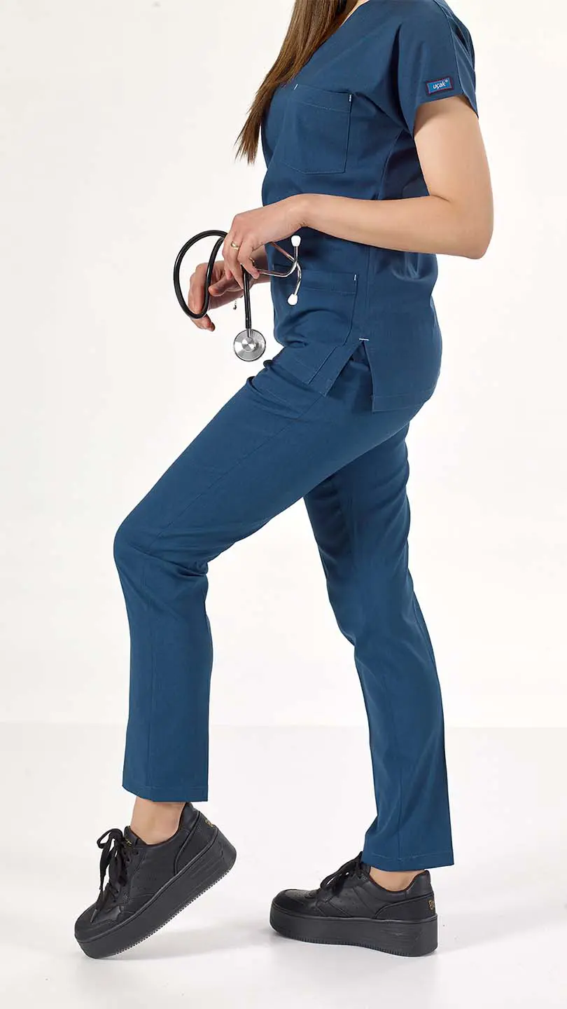 Medical House Ženske pantalone Core-flex, Petrolej