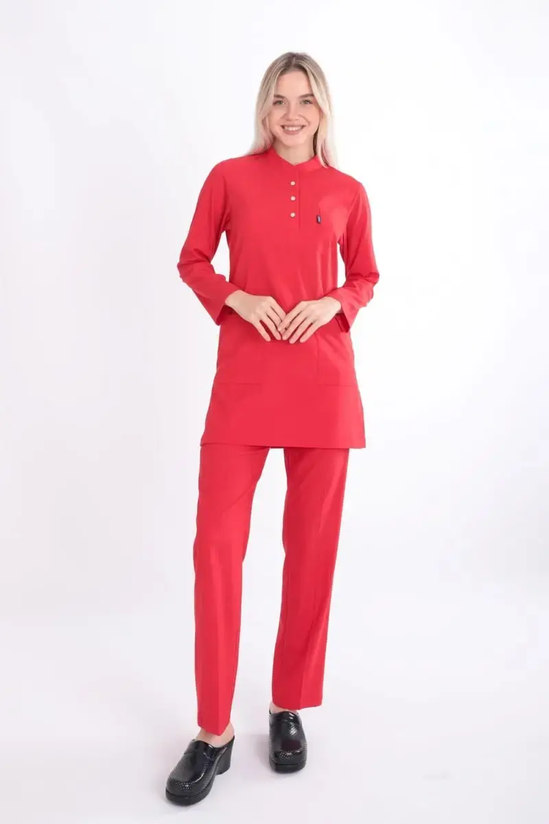 Medical House Ženske pantalone U-Flex, Crvene