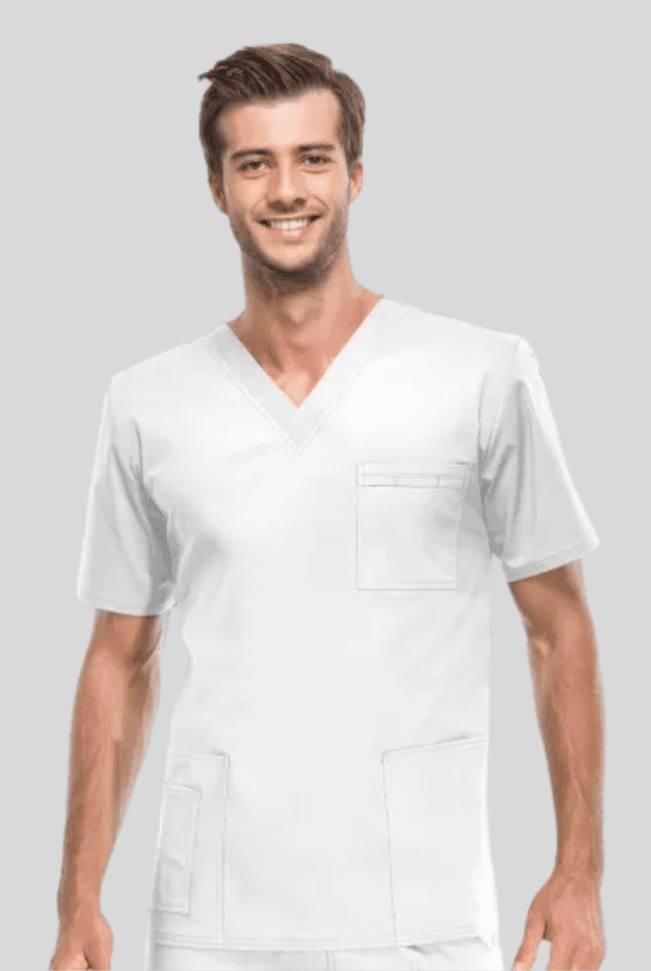 Cherokee Muška medicinska bluza Core Stretch, Bijela