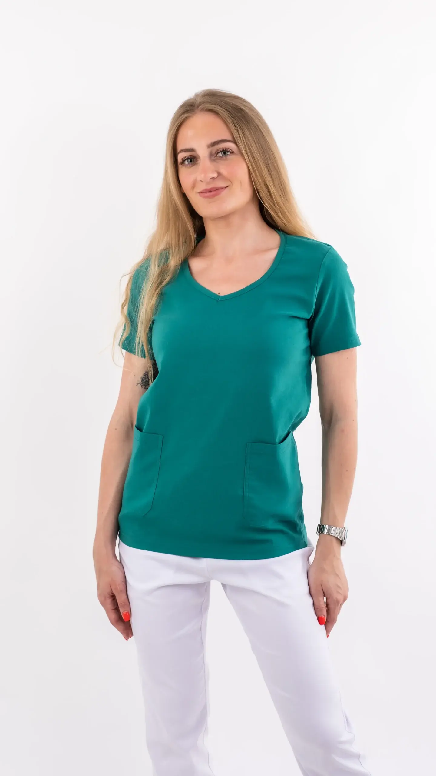 Medical House Ženska bluza Stretch, Zelena