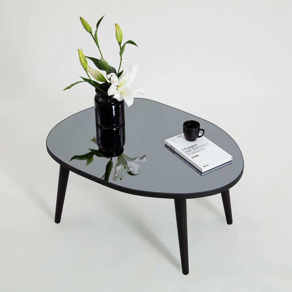 Hanah Home Club sto Gusto 75x38x55cm Crno-sivi