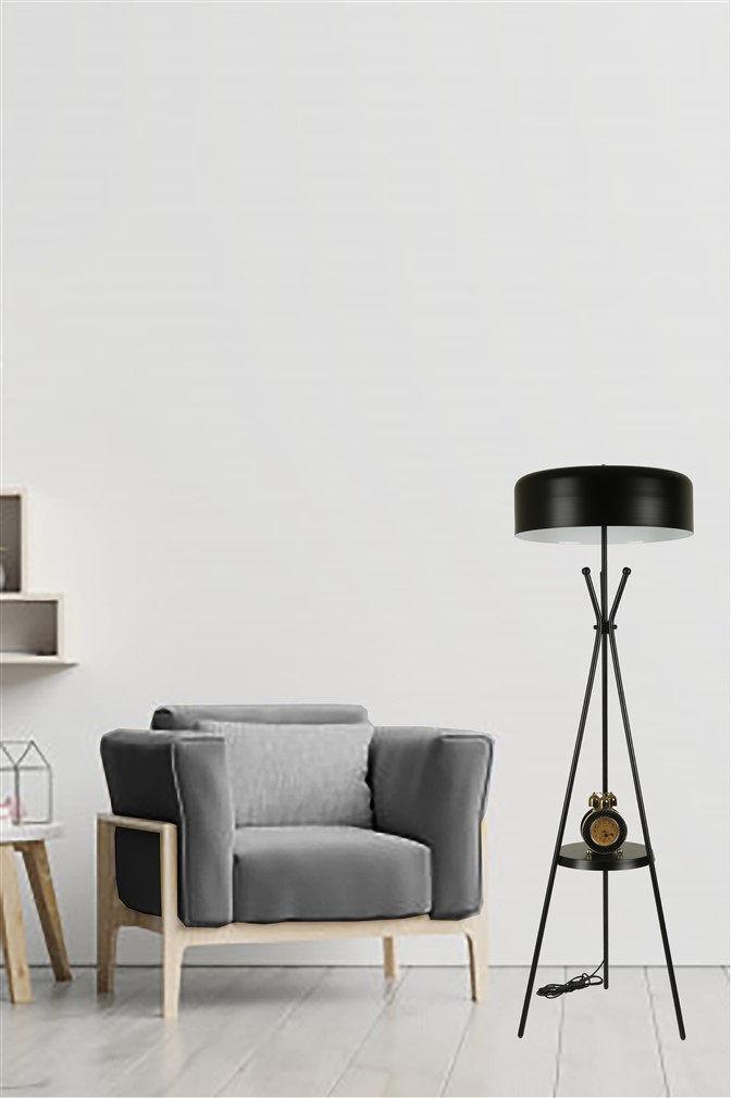 Opviq Podna lampa Venedik Retro 8, 165 cm, E27, Crna