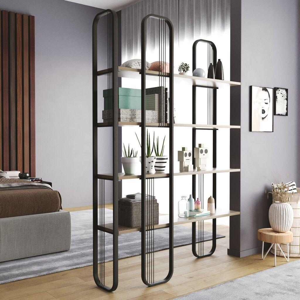 Hanah Home Polica Crna