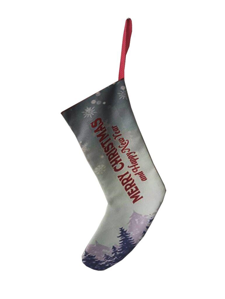 Aberto Design Božićna ukrasna čarapa Crp004, 35x18 cm, Šarena