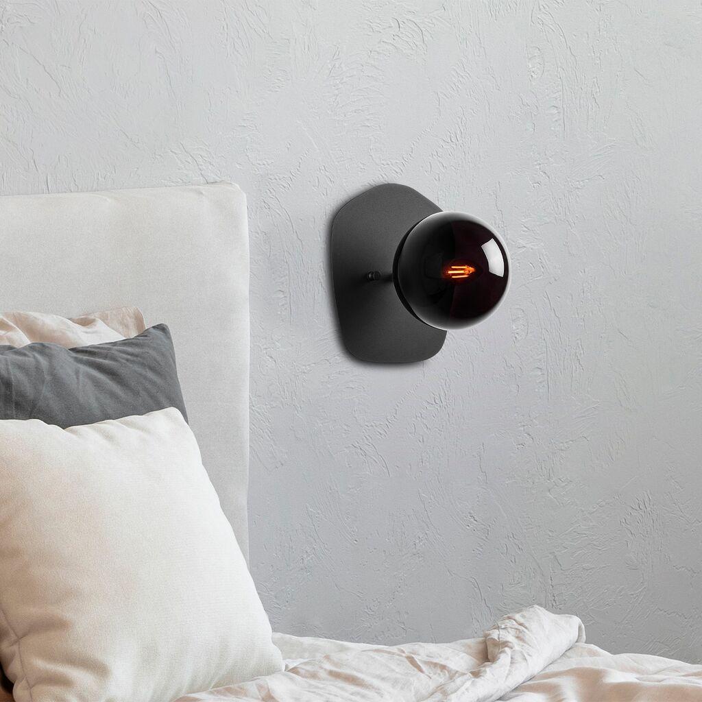 Opviq Zidna lampa E14 Grlo, Crna