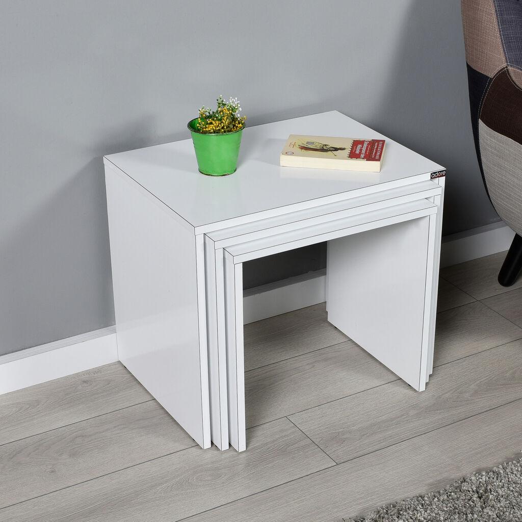 Hanah Home Club sto 45x42x36cm Bijeli
