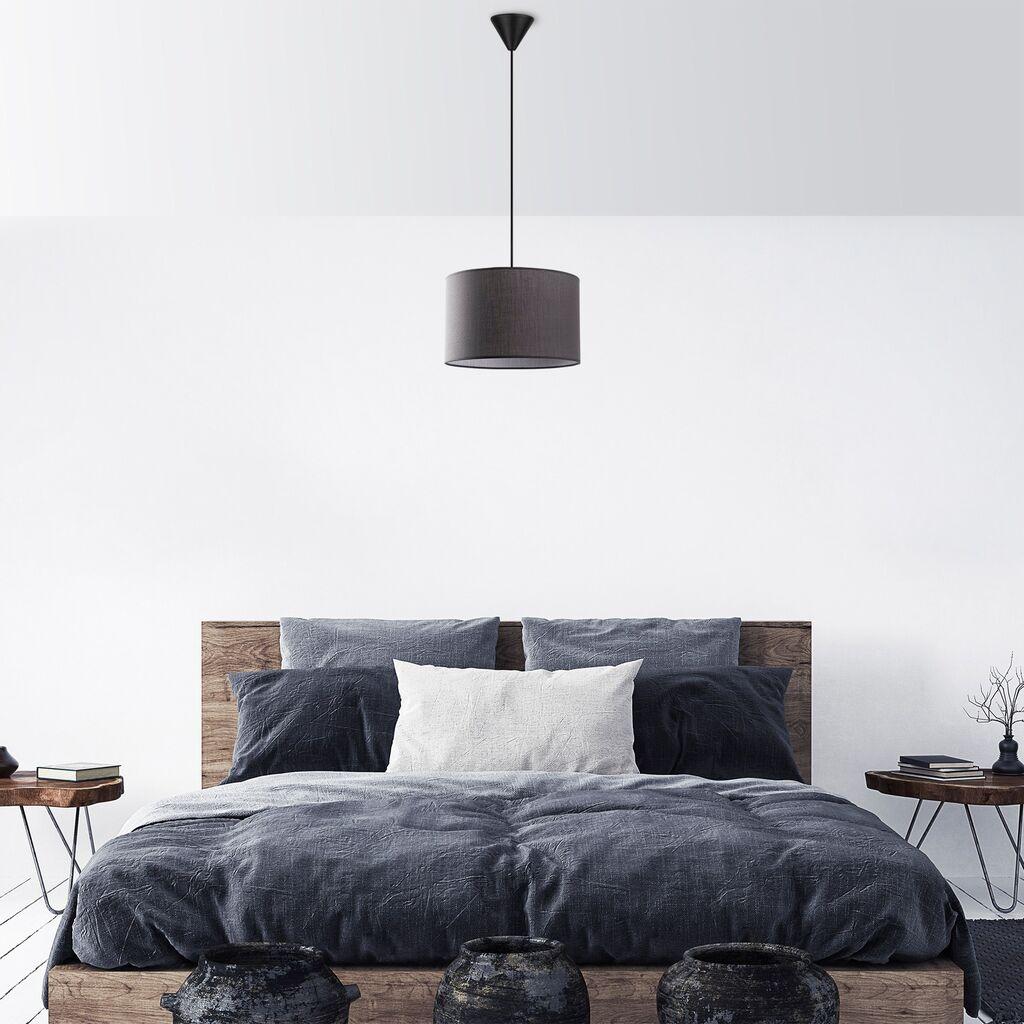 Opviq luster u obliku pite, 65 cm, sivi
