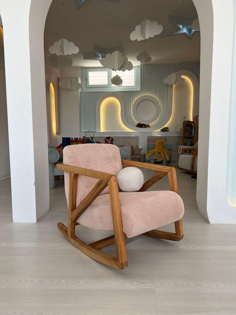 Atelier del Sofa Fotelja NiniMini 75x62x52cm Roza