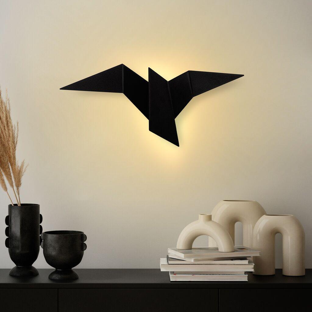 Opviq Pacali 13500 L Zidna lampa, crna