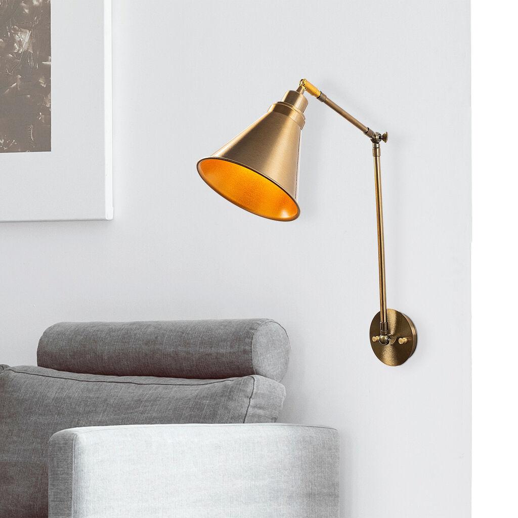 Opviq Zidna lampa E27 Max 40W, Bronza