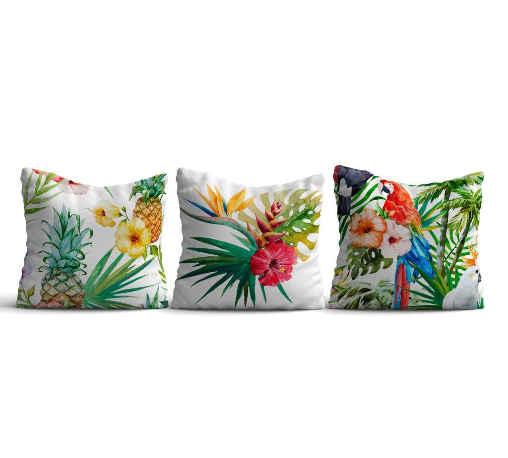 Aberto Design Set od 3 jastučnice 43x43cm Šarene