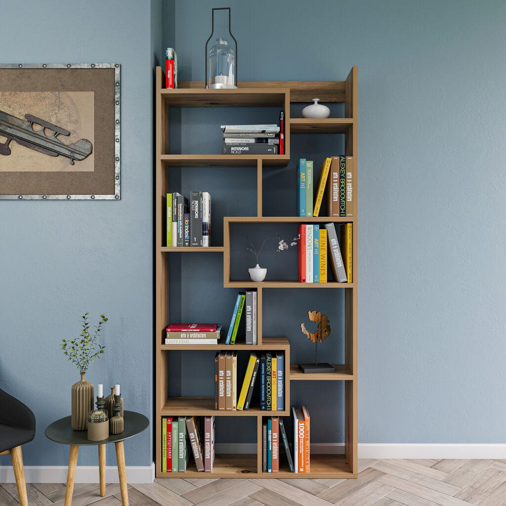 Hanah Home Biblioteka Kuttap Bor, Hrast