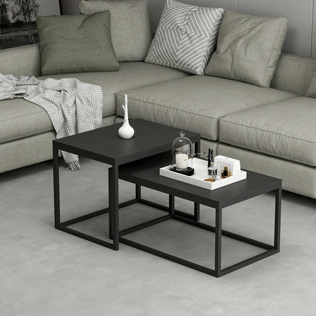 Hanah Home Set klub stolova, 2 dijela Leka Black