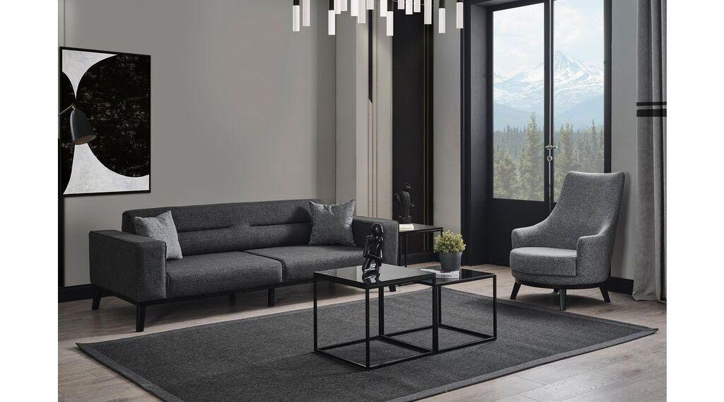 Fotelja Atelier del Sofa Bali 80x77x67cm Svijetlosiva