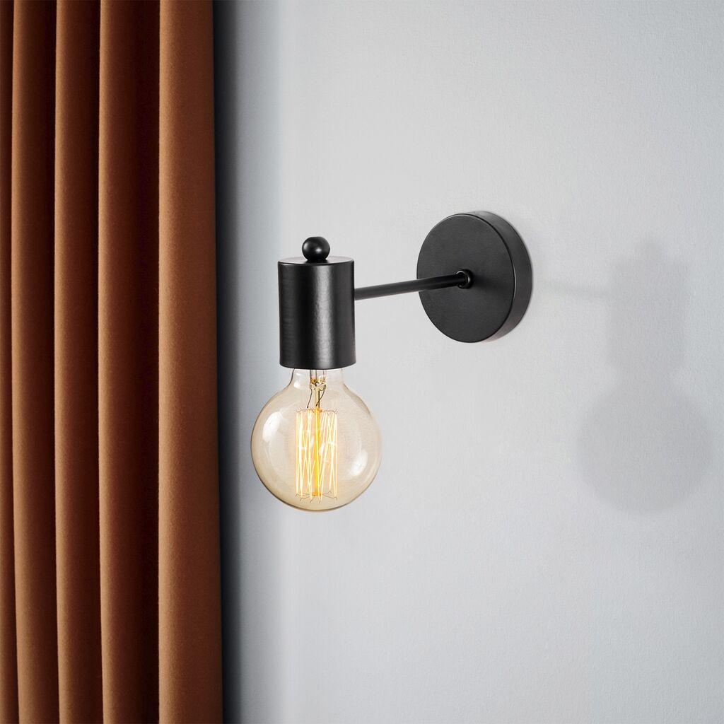 Opviq Zidna lampa E27 Max 40W, Crna